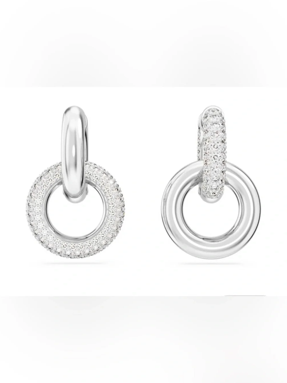 Swarovski Dextera hoop earrings - Picture 2 of 4